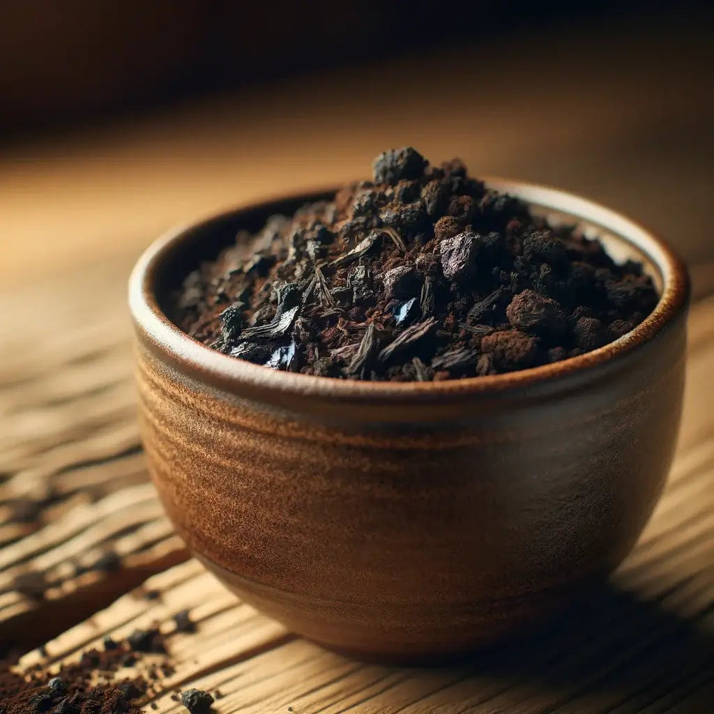 hand ground sacred plant co chaga tea