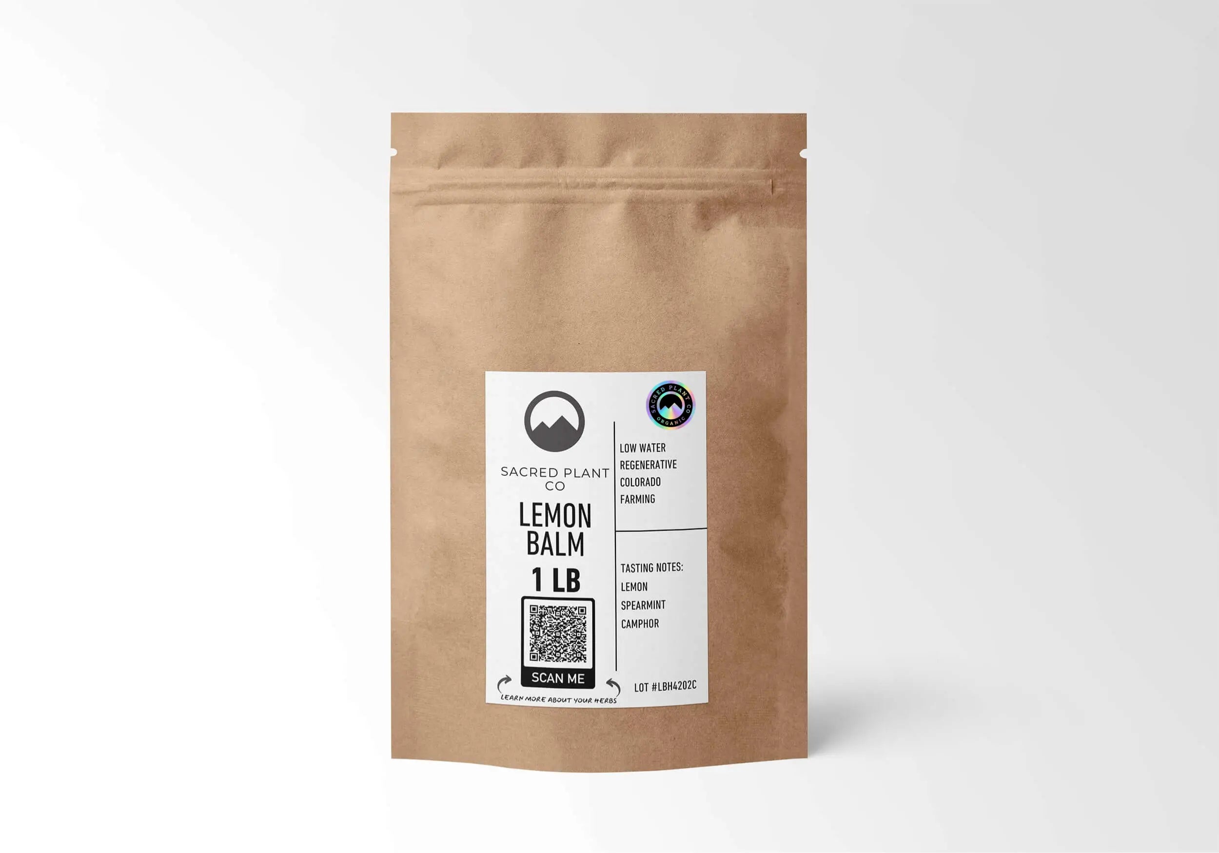 Cut & Sifted Lemon Balm (Melissa officinalis), Organically Grown in the USA, Bulk Loose-Leaf Tea Herb