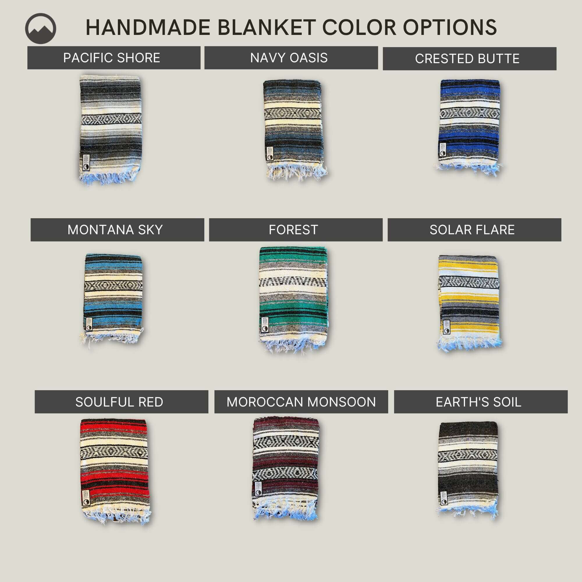 Handmade Mexican Blanket | Serape | Mexican Blanket 100% handmade