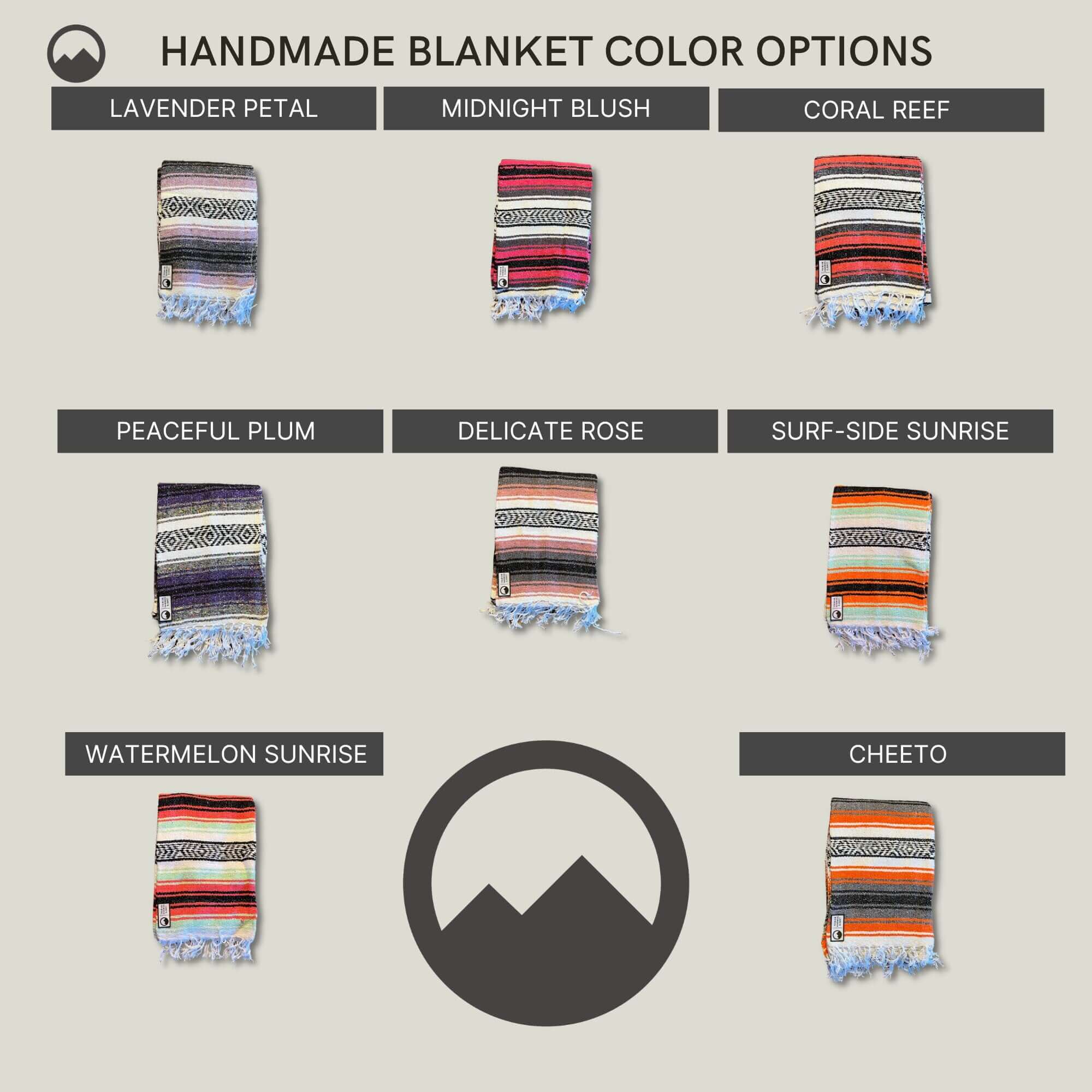 Handmade Mexican Blanket | Serape | Mexican Blanket 100% handmade