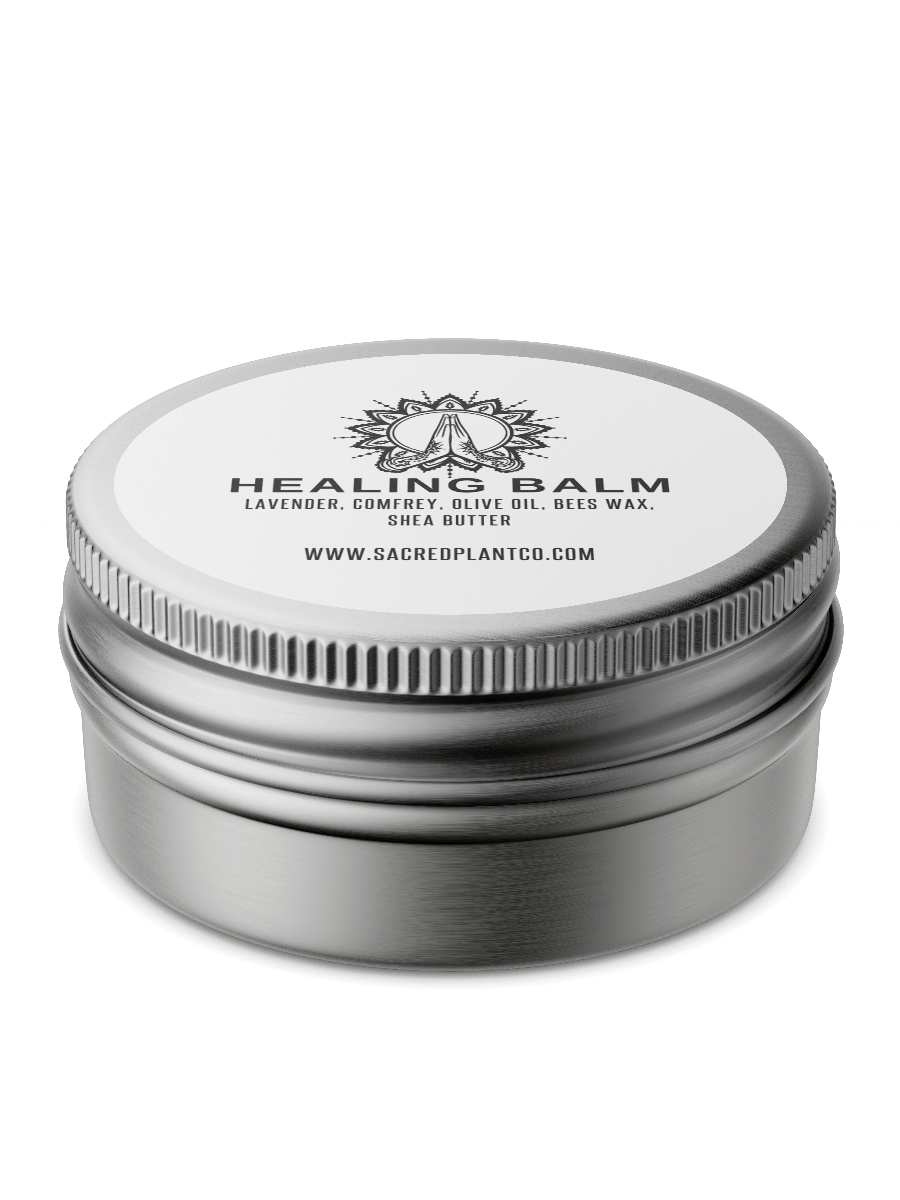Lavender and Comfrey Balm. Healing balm tin.
