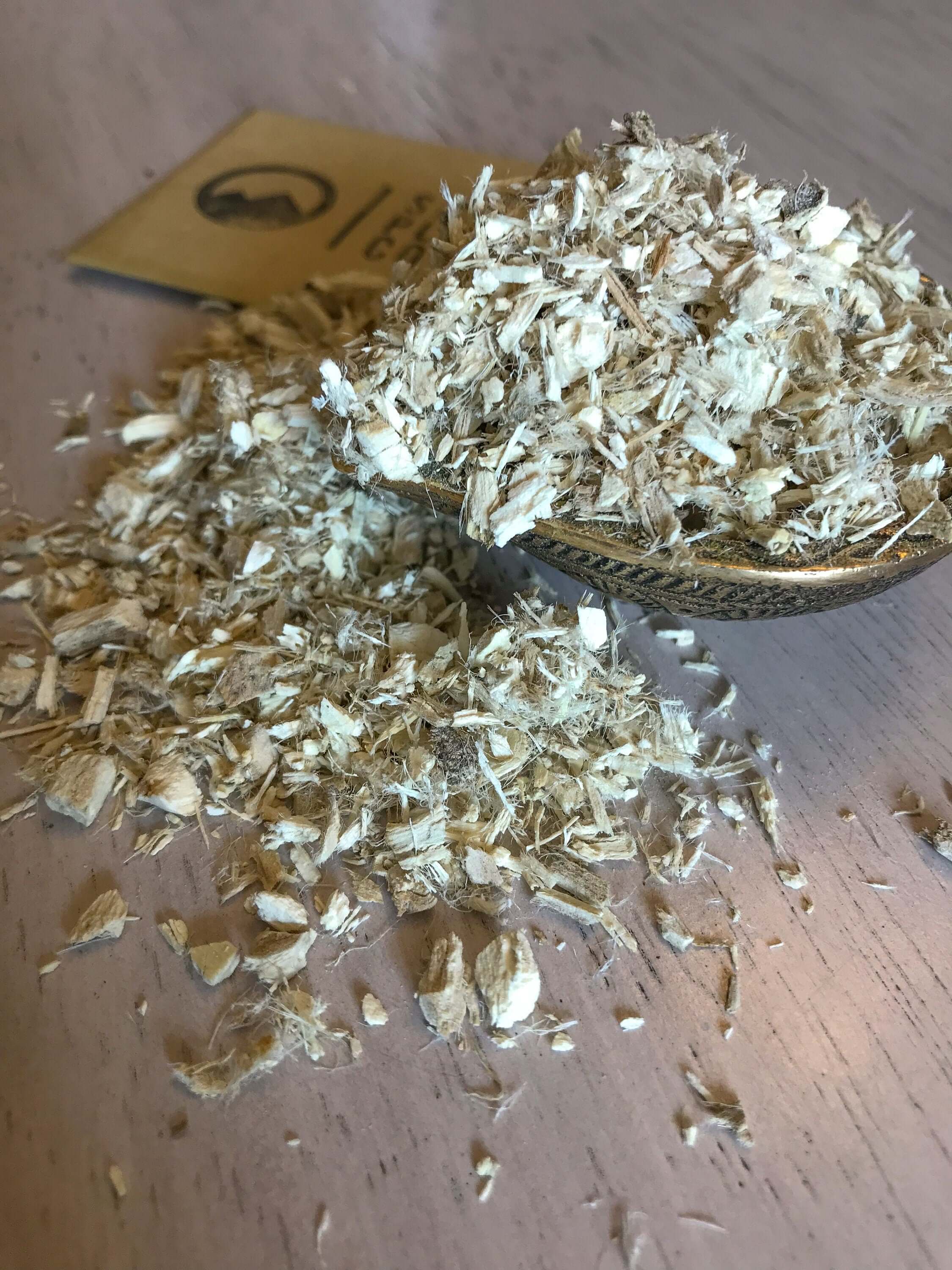 Marshmallow Root pieces from Sacred Plant Co, highlighting its natural, earthy texture and premium quality, perfect for herbal remedies and oil essences.