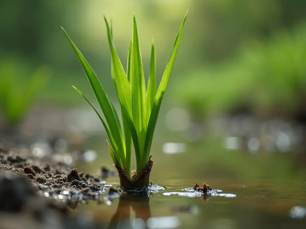The Versatile Calamus Root growing in natural habitat. 