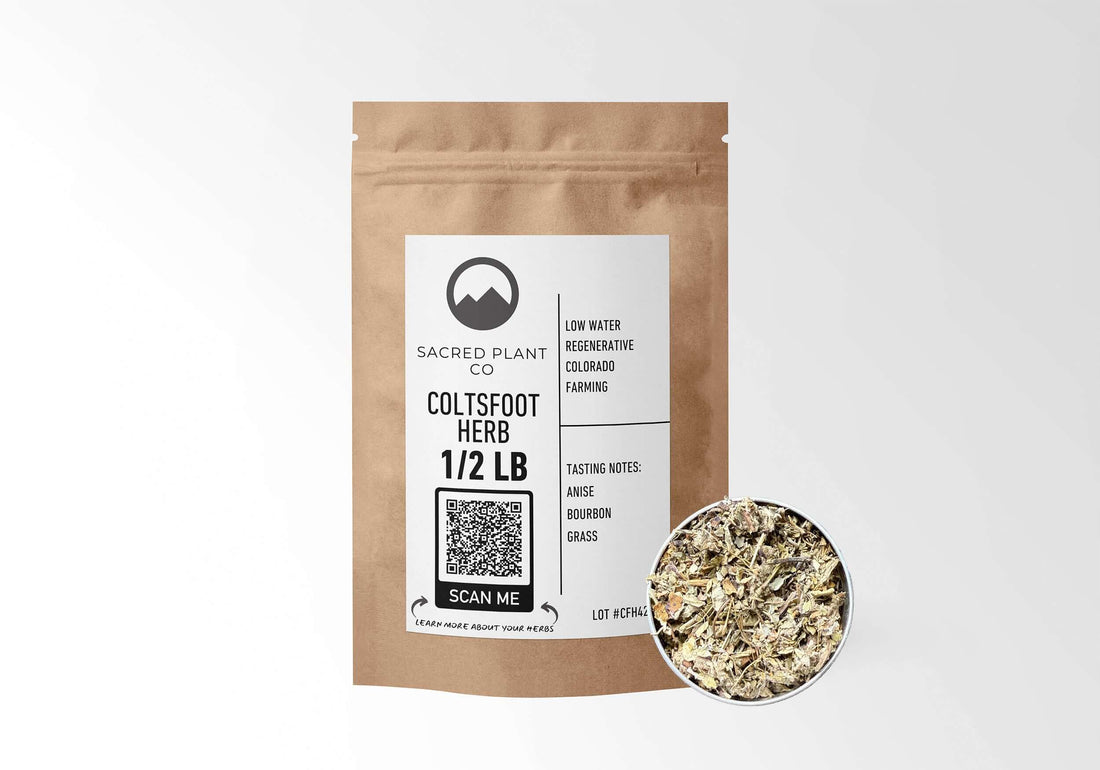 Sacred Plant Co. bulk coltsfoot herb package