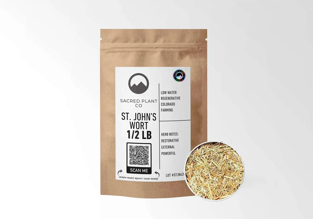 A 1/2 lb bag of Sacred Plant Co&