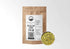 Half pound of Sacred Plant Co Skullcap Herb in eco-friendly kraft paper packaging with a sample in a silver tin, traditionally used for its calming and stress-relieving properties.