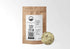 Sacred Plant Co Yerba Mate 1/2 LB in kraft paper packaging with a sample in a silver tin, highlighting the use of Yerba Mate for natural energy, mental clarity, and antioxidant support.