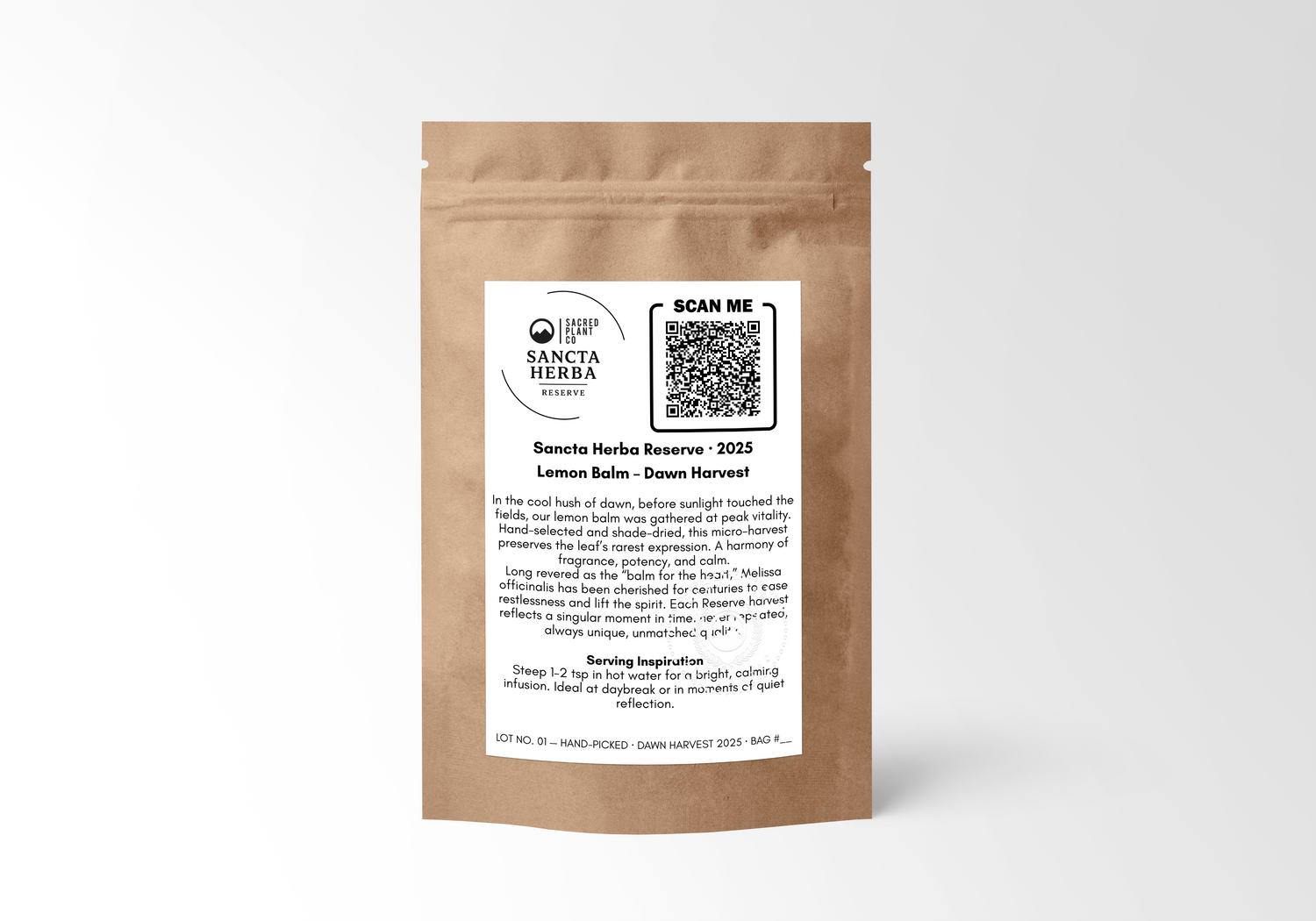 Lemon Balm - Sancta Herba Reserve · 2025 - Dawn Harvest