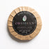 Sacred Plant Co Obsidian Edition ceremonial cacao round, 8 oz of 100% Guatemalan cacao, kraft-wrapped with a black holographic label