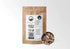 Sacred Plant Co Organic Hibiscus Flowers 1/2 LB in a kraft stand-up pouch with the holographic organic seal on the label.